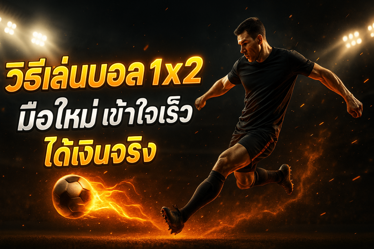 วิธีเล่นบอล 1x2 มือใหม่