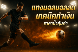 แทงบอลบอลสด เทคนิคทำเงิน
